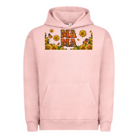 Pigment Salmon sunflowers and butterflies mama 16oz libbey cup Urban Hoodie - HRA Design Shop