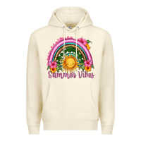 Sandshell summer vibes  rainbow Premium Hoodie - HRA Design Shop