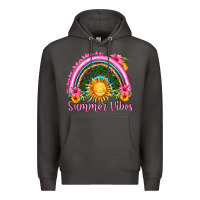 Smoke summer vibes  rainbow Premium Hoodie - HRA Design Shop