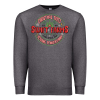 Charcoal Heather Christmas swiftmas Premium Sweatshirt - MaliasSmallBusiness