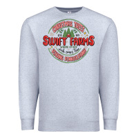 Heather Grey Christmas swiftmas Premium Sweatshirt - MaliasSmallBusiness