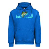 Cobalt jumping bass fishing 16oz libbey cup Urban Hoodie - HRA Design Shop