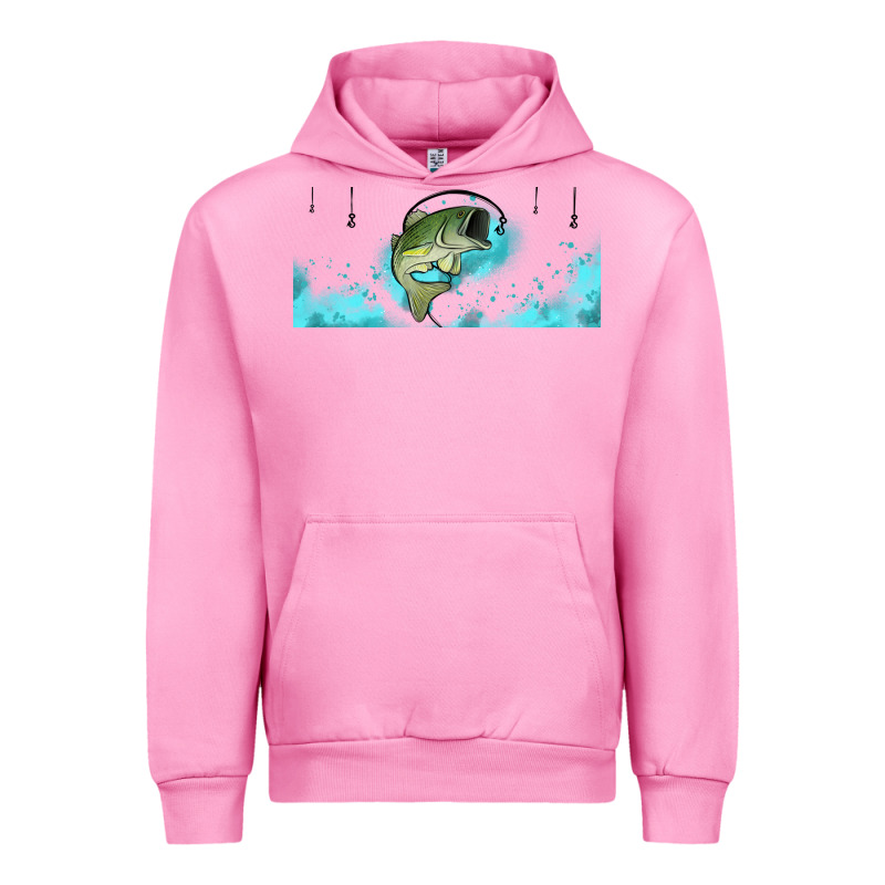 Jumping Bass Fishing 16oz Libbey Cup Urban Hoodie by HRA Design Shop | Teevron