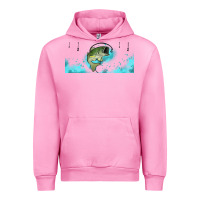 Fuchsia Pink jumping bass fishing 16oz libbey cup Urban Hoodie - HRA Design Shop