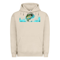 Pigment French Oak jumping bass fishing 16oz libbey cup Urban Hoodie - HRA Design Shop
