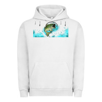 Pigment Lunar Rock jumping bass fishing 16oz libbey cup Urban Hoodie - HRA Design Shop