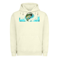 Pigment Pistachio jumping bass fishing 16oz libbey cup Urban Hoodie - HRA Design Shop