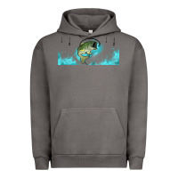 Pigment Tornado jumping bass fishing 16oz libbey cup Urban Hoodie - HRA Design Shop