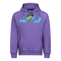 Tulip jumping bass fishing 16oz libbey cup Urban Hoodie - HRA Design Shop