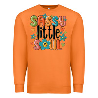 Carrot sassy little soul smiley Premium Sweatshirt - MaliasSmallBusiness