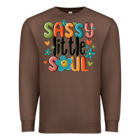 Chestnut sassy little soul smiley Premium Sweatshirt - MaliasSmallBusiness