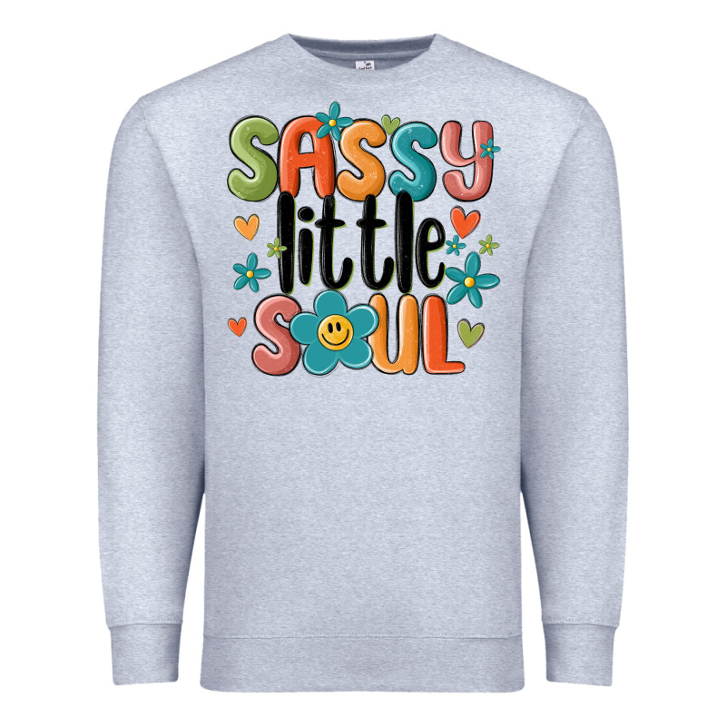 Sassy Little Soul Smiley Premium Sweatshirt by MaliasSmallBusiness | Teevron