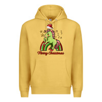 Antique Gold merry christmas unicorn Premium Hoodie - FaDigitalArtStudio