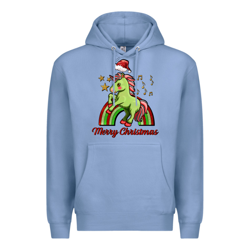 Merry Christmas Unicorn Premium Hoodie by FaDigitalArtStudio | Teevron