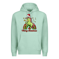 Seafoam merry christmas unicorn Premium Hoodie - FaDigitalArtStudio