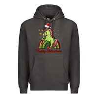 Smoke merry christmas unicorn Premium Hoodie - FaDigitalArtStudio