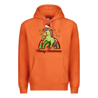 Carrot merry christmas unicorn Premium Hoodie - FaDigitalArtStudio