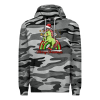 Slate Camo merry christmas unicorn Premium Hoodie - FaDigitalArtStudio