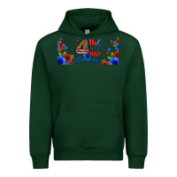 Forest Green floral 4th of july crew 16oz libbey cup Urban Hoodie - HRA Design Shop