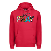 Cardinal Just Pray Premium Hoodie - RanaPortraitStore
