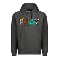 Charcoal Heather Just Pray Premium Hoodie - RanaPortraitStore