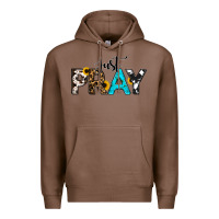 Chestnut Just Pray Premium Hoodie - RanaPortraitStore