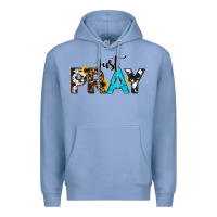 Colony Blue Just Pray Premium Hoodie - RanaPortraitStore