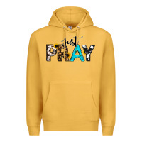 Mustard Just Pray Premium Hoodie - RanaPortraitStore