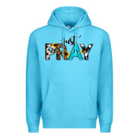 Ocean Blue Just Pray Premium Hoodie - RanaPortraitStore