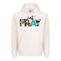 Pale Pink Just Pray Premium Hoodie - RanaPortraitStore