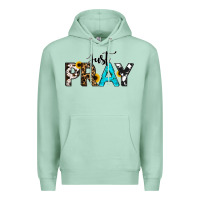 Seafoam Just Pray Premium Hoodie - RanaPortraitStore