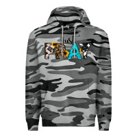 Slate Camo Just Pray Premium Hoodie - RanaPortraitStore