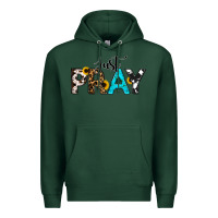 Sports Green Just Pray Premium Hoodie - RanaPortraitStore