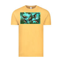 Vintage Mustard brachiosaurus  sippy cup Vintage Tee - Artiststas