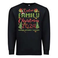 Black custom family christmas 2024 marking memories toge Premium Sweatshirt - MaliasSmallBusiness