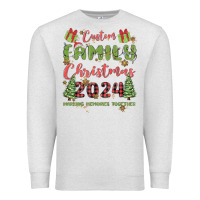 Oatmeal Heather custom family christmas 2024 marking memories toge Premium Sweatshirt - MaliasSmallBusiness