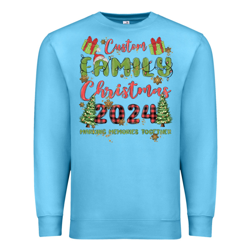 Custom Family Christmas 2024 Marking Memories Toge Premium Sweatshirt by MaliasSmallBusiness | Teevron