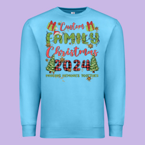 Custom Family Christmas 2024 Marking Memories Toge Premium Sweatshirt Designed By Maliassmallbusiness