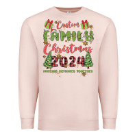 Pale Pink custom family christmas 2024 marking memories toge Premium Sweatshirt - MaliasSmallBusiness