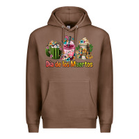 Chestnut mexican día de los muertos coffee cups Premium Hoodie - FaDigitalArtStudio