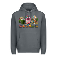 Rock mexican día de los muertos coffee cups Premium Hoodie - FaDigitalArtStudio