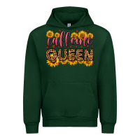 Forest Green caffeine queen Urban Hoodie - HRA Design Shop
