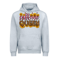 Heather Grey caffeine queen Urban Hoodie - HRA Design Shop