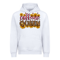 White caffeine queen Urban Hoodie - HRA Design Shop