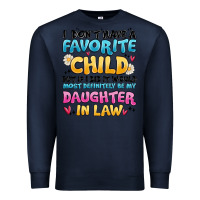 Navy i don't have a favorite child Premium Sweatshirt - MaliasSmallBusiness