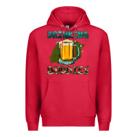 Cardinal drinking buddies with beer Premium Hoodie - HRA Design Shop