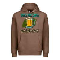 Chestnut drinking buddies with beer Premium Hoodie - HRA Design Shop
