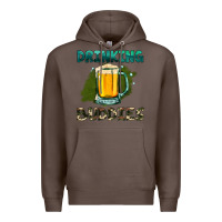 Coffee drinking buddies with beer Premium Hoodie - HRA Design Shop