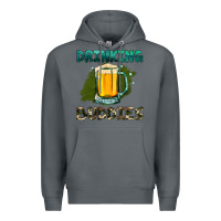 Rock drinking buddies with beer Premium Hoodie - HRA Design Shop