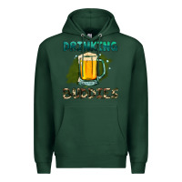 Sports Green drinking buddies with beer Premium Hoodie - HRA Design Shop